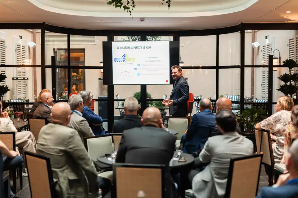 Presentazione a un incontro HFTP Italia